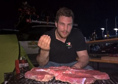 Grillieren von Rindsfilet