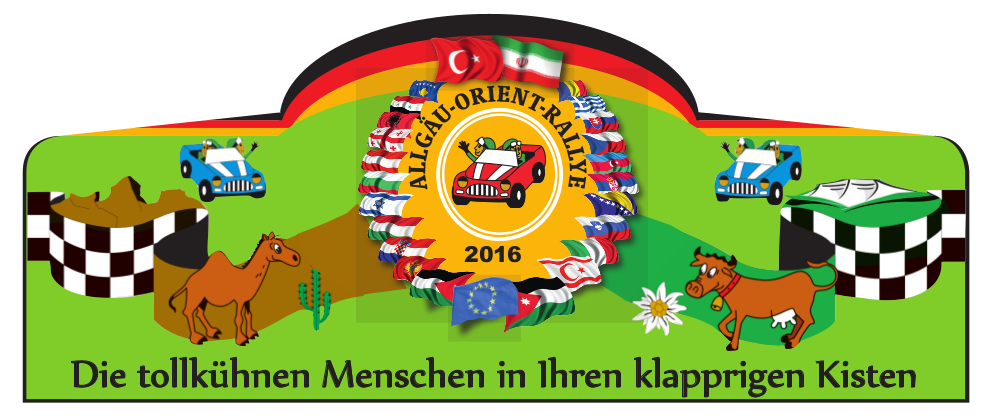 Offizielles Logo der Allgäu-Orient-Rallye 2016