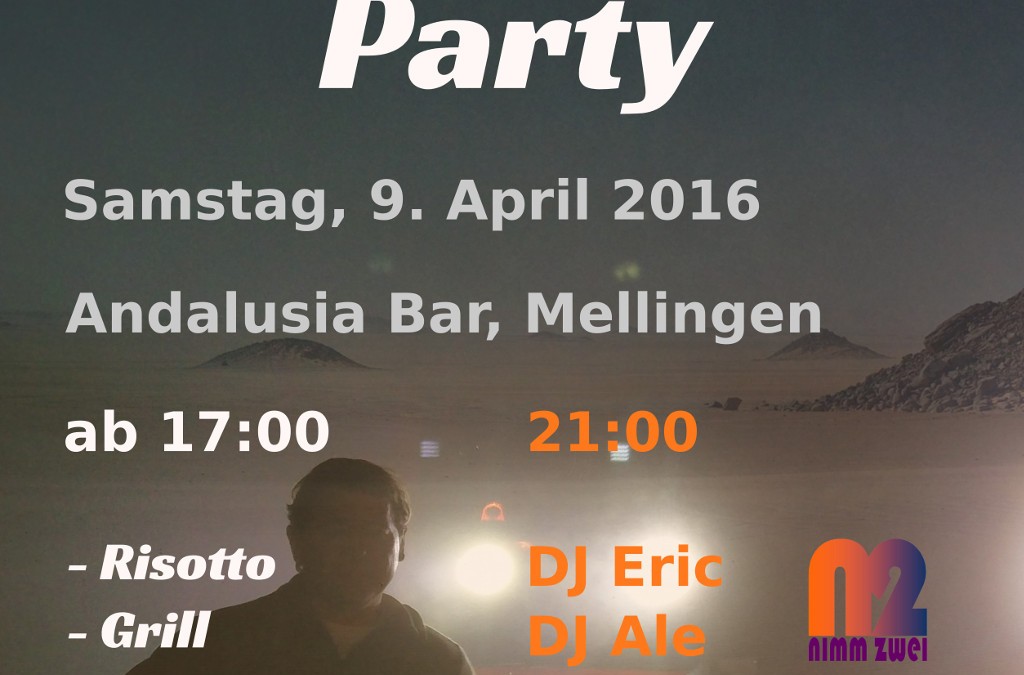 Rallye Warm up Party am Samstag, 09. April im Andalusia, Mellingen