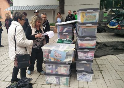 Ein Teil der Spenden